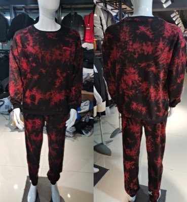 Men's Tie  dyed Sweat Set   2